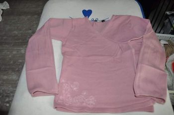 Gilet cache cœur tao 8 ans fille