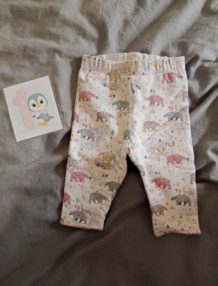 Pantalon "ours" _ 1 mois