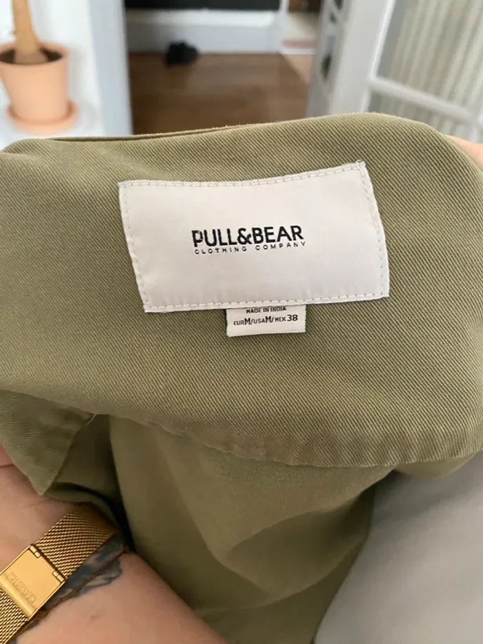 Veste kaki Pull&Bear - photo numéro 3