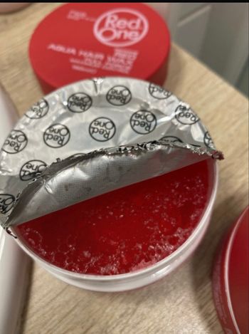 Red one Aqua hair wax 