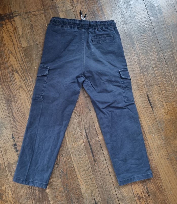Pantalon cargo garçon bleu foncé Tex taille 4/5ans - photo numéro 3