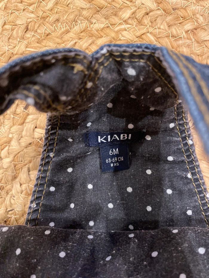 Salopette jean fille 6 mois Kiabi - photo numéro 2