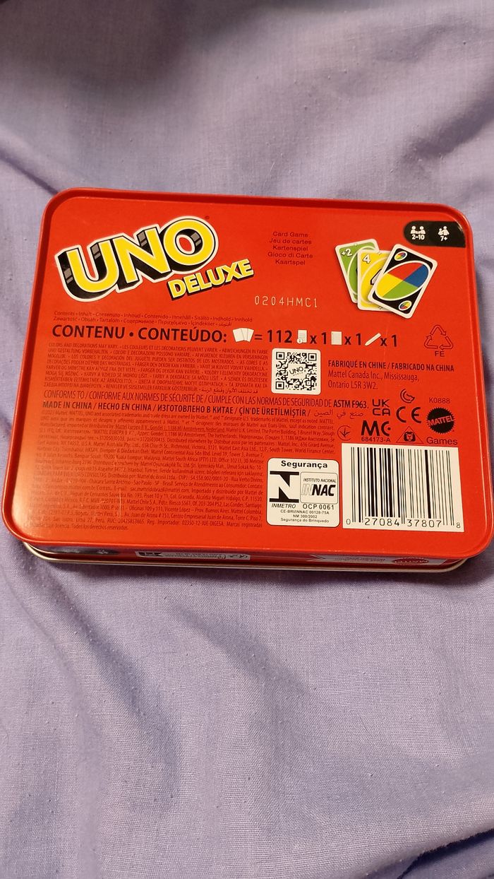 Uno Deluxe Neuf
Mattel Games - photo numéro 3
