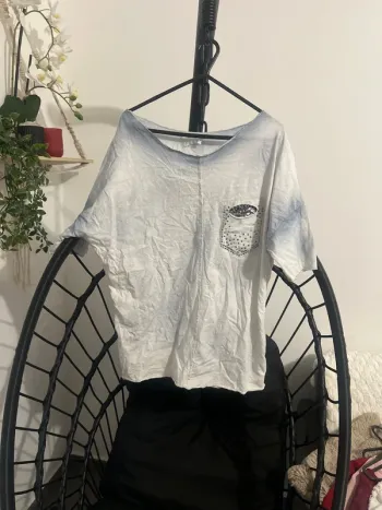 T-shirt en coton taille unique