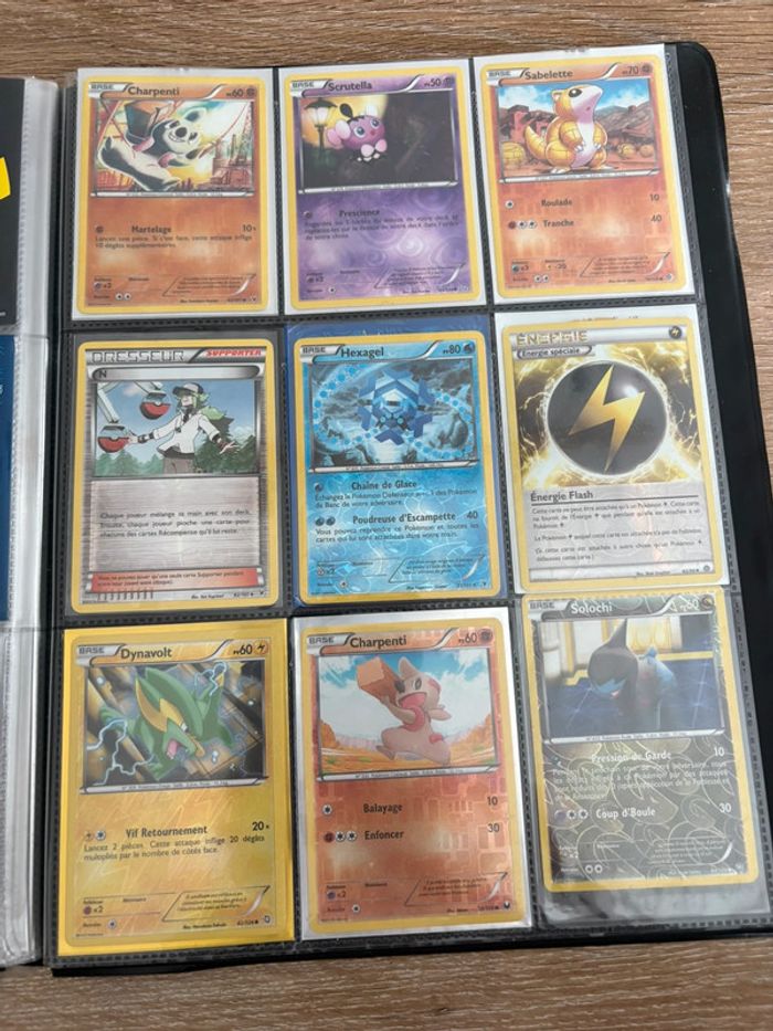 Cartes pokemon reverse ancienne noir blanc xy - photo numéro 15