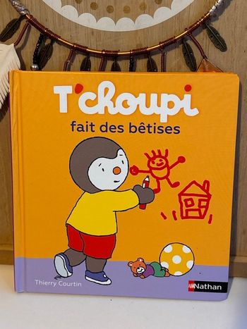 Livre tchoupi fait des bêtises