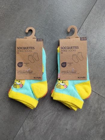 Lot 2 paires de chaussettes grafik 20-22