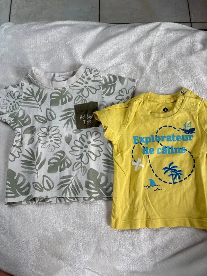 Lots de 2 t-shirt garçon - photo numéro 2