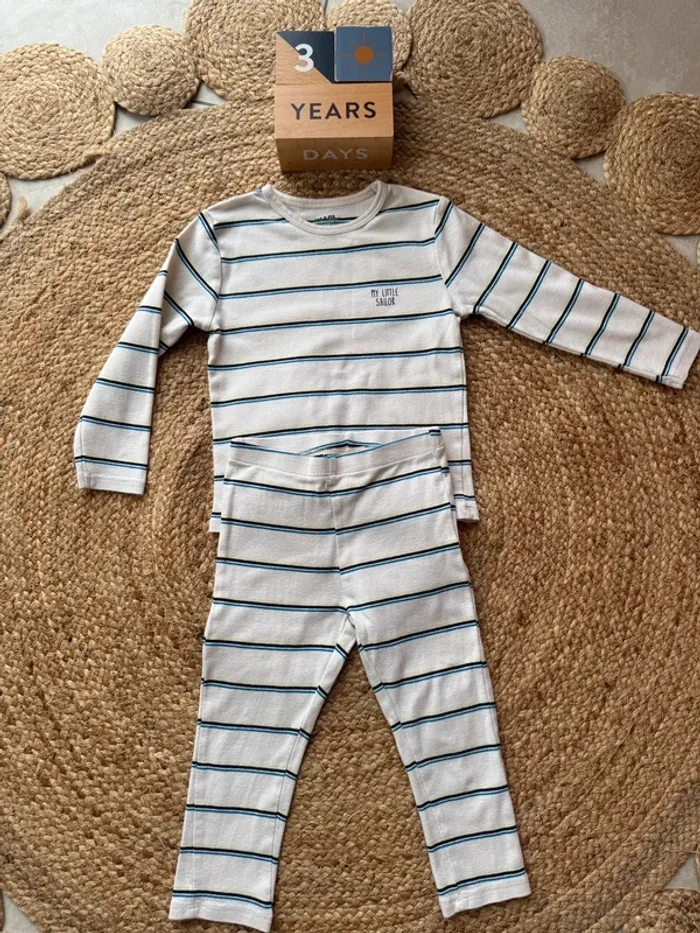 Pyjama garçon coton 3 ans - photo numéro 2