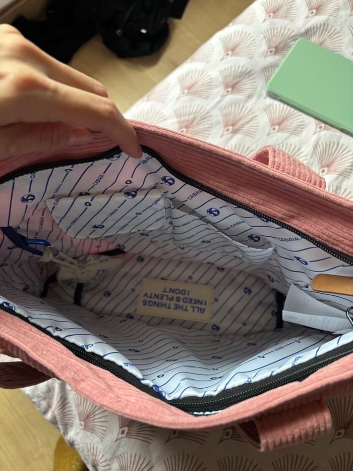 Lot tote bag gold coast cabaia - photo numéro 4