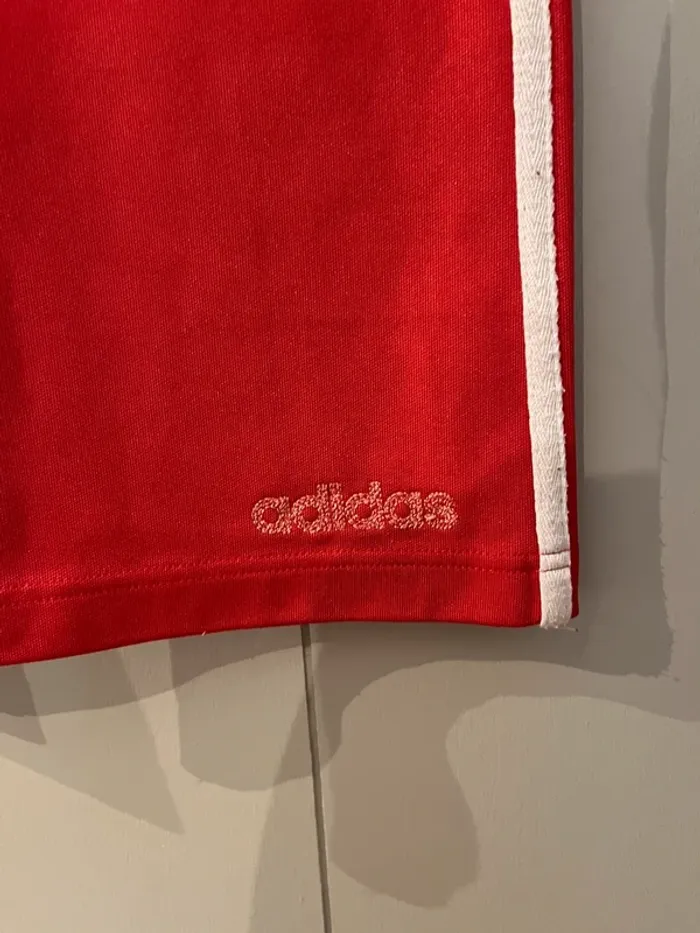 Jogging Adidas fushia/rouge bandes blanches & roses – Taille 16A/176 (S adulte) - photo numéro 4