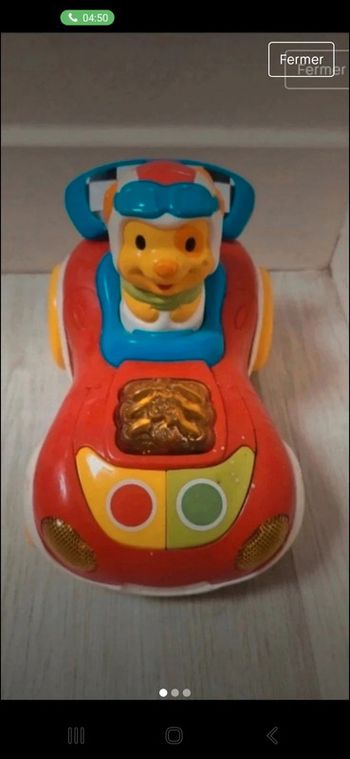Voiture musicale vtech baby rallye