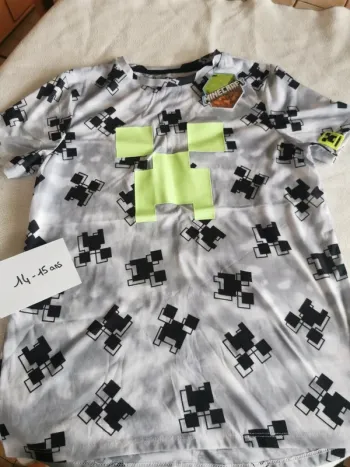 T shirt minecraft 14 15 ans
