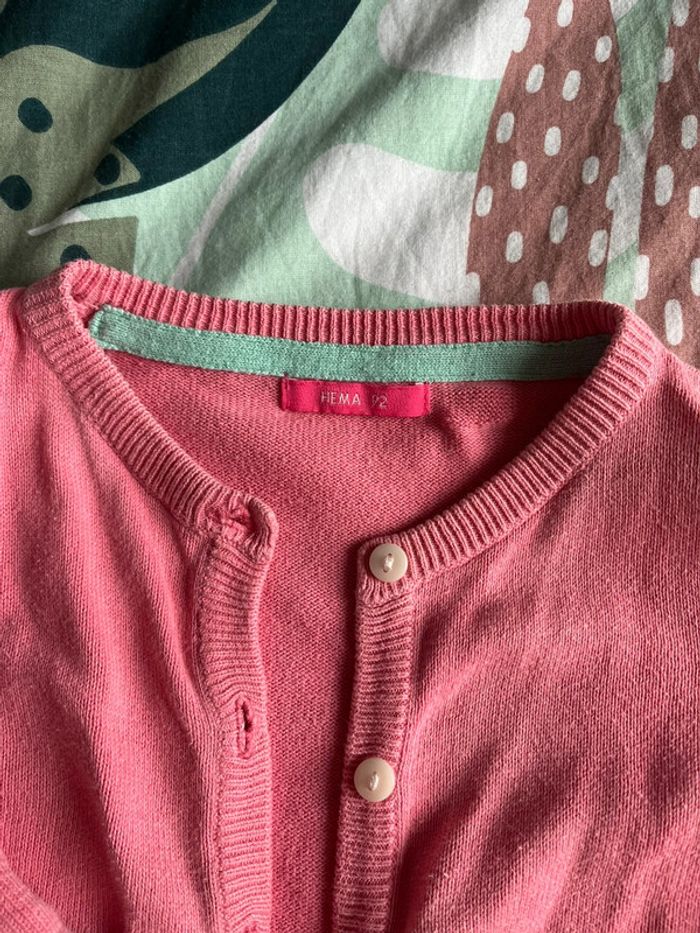 Veste rose fille 2 ans - photo numéro 2