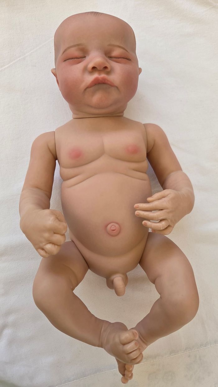 Poupon baigneur réaliste nouveau né sexue garçon 36 cm - photo numéro 4