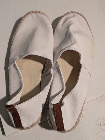 Espadrilles blanc pour homme 