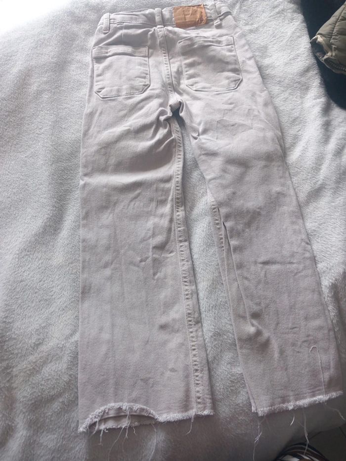 Jean beige droit zara 7 ans - photo numéro 6
