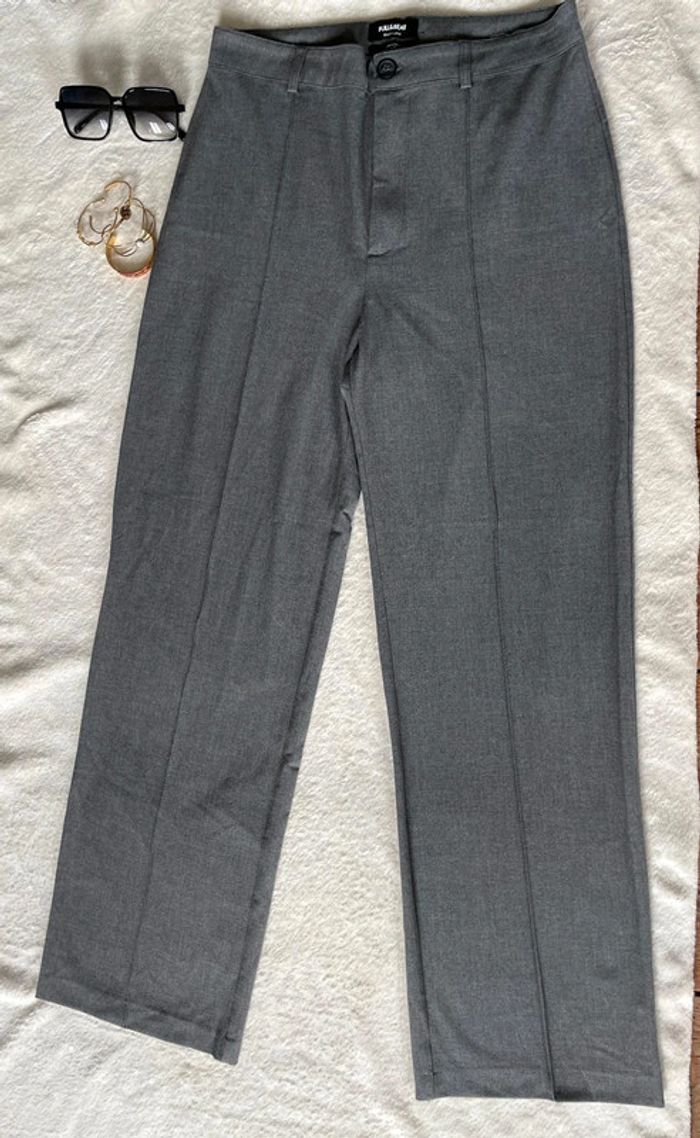 Pantalon jambes larges pull and bear - photo numéro 3
