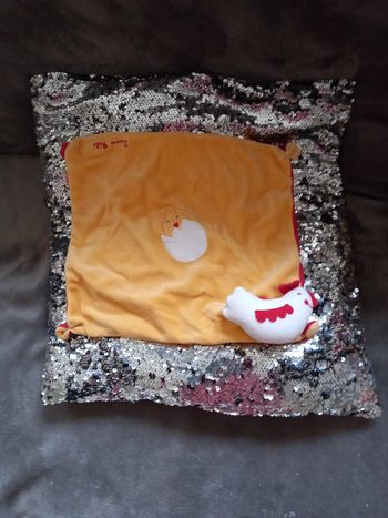 Doudou carré poule ,poussin D.Pam Bébé