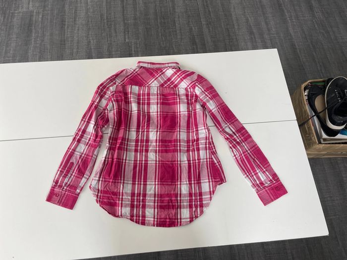 Chemise à carreaux manche longue taille 10-11 ans marque bon prix collection - photo numéro 3