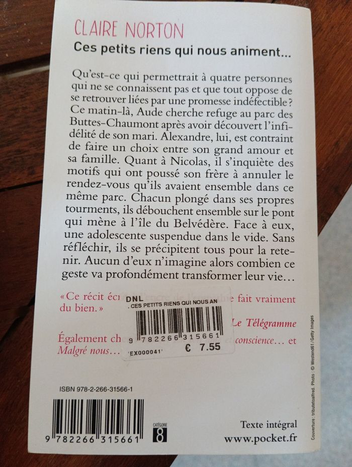 Livre Claire Norton Ces petits riens qui nous animent - photo numéro 2