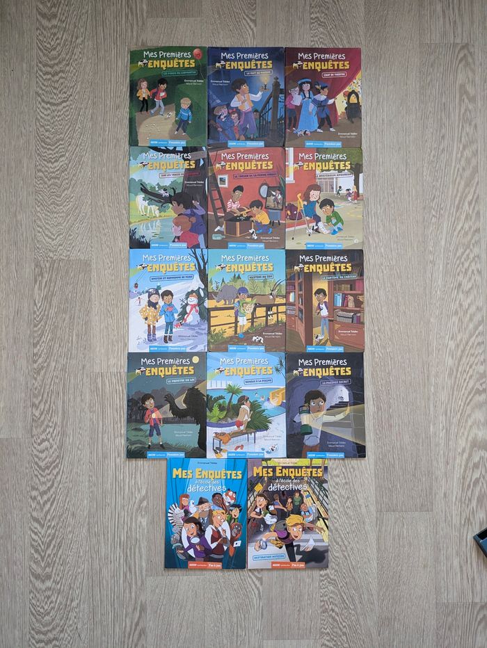 📚 Lot spécial enquêtes – 14 livres jeunesse 🔍
