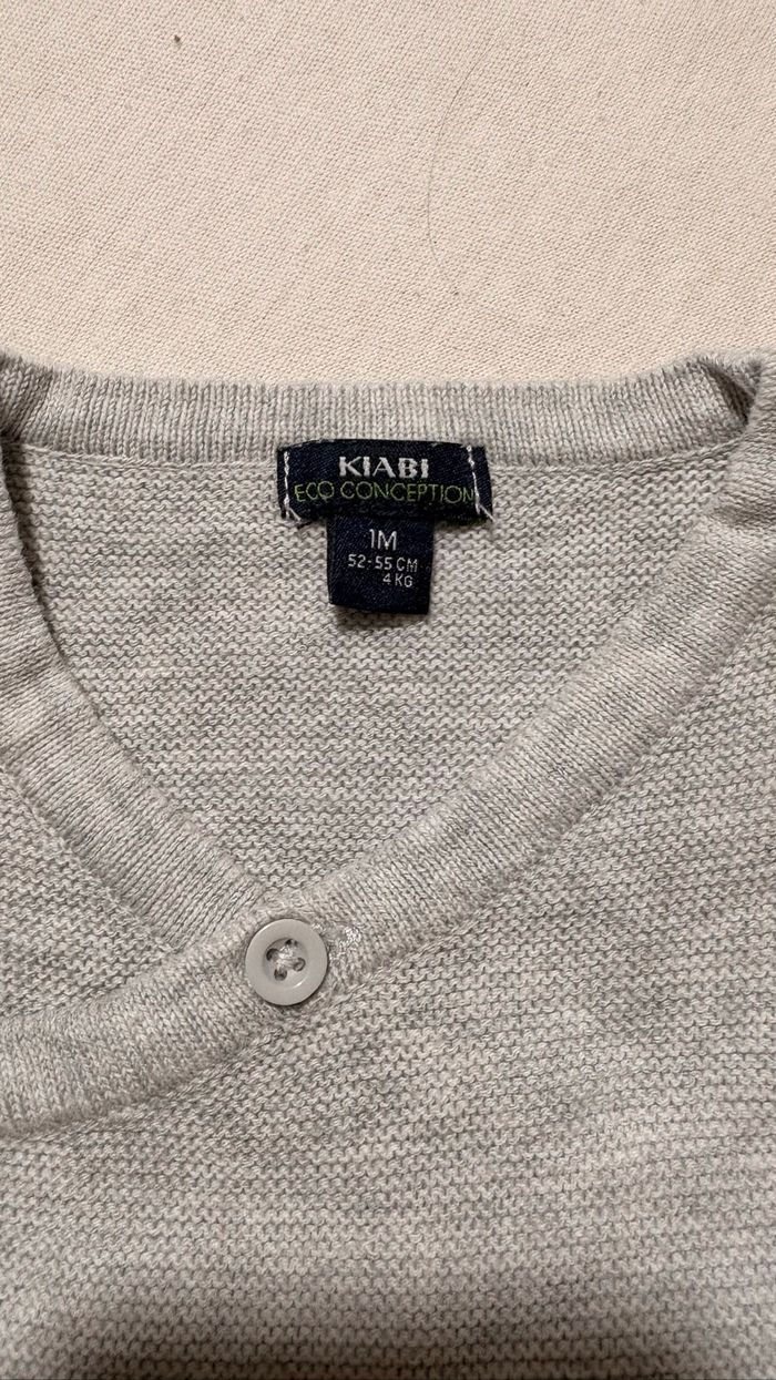 👶 Gilet Kiabi  – Taille 1 mois - photo numéro 3