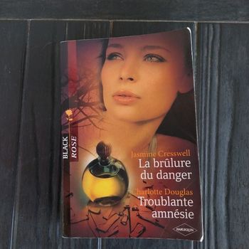 Harlequin black & rose 2 livres en un 2 euros