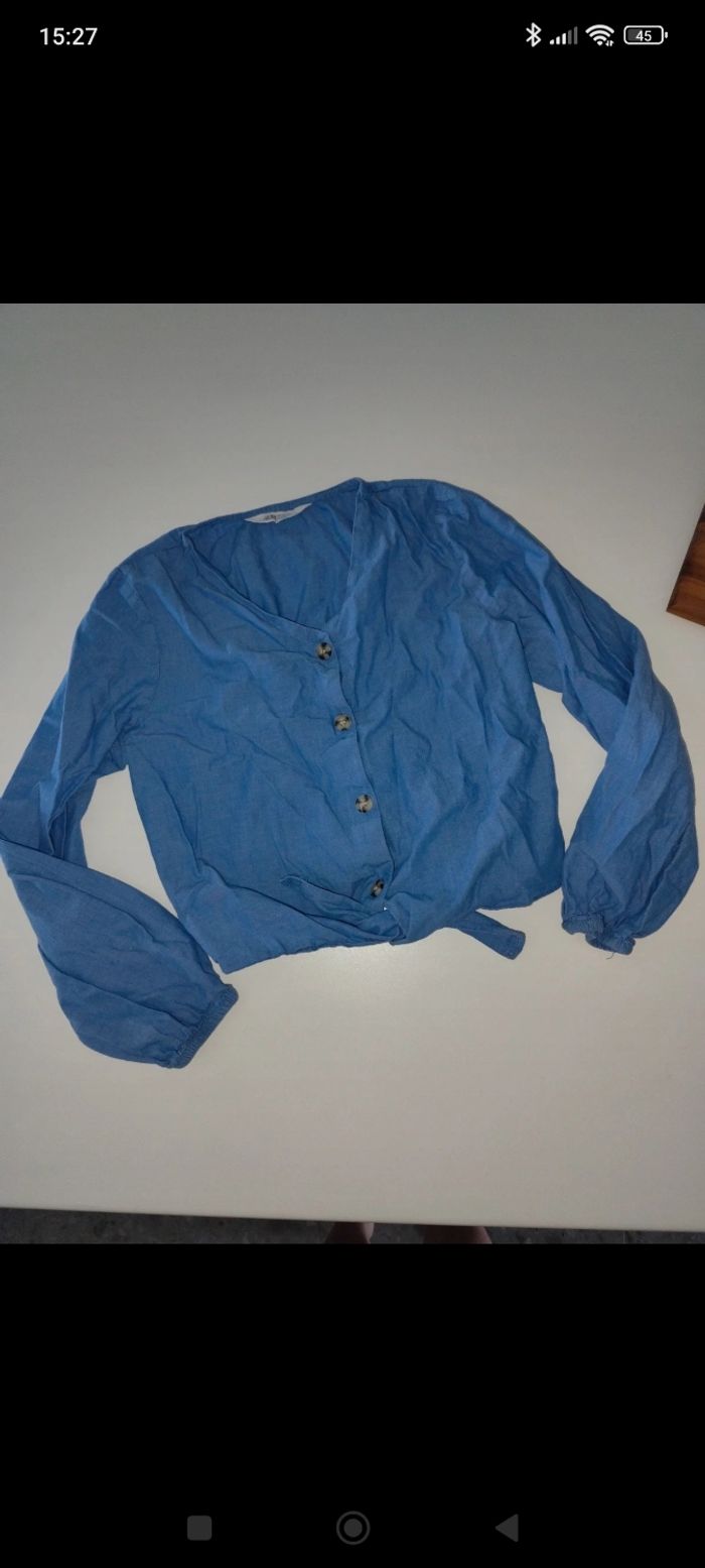 Chemisier fille a noué 12 13 ans