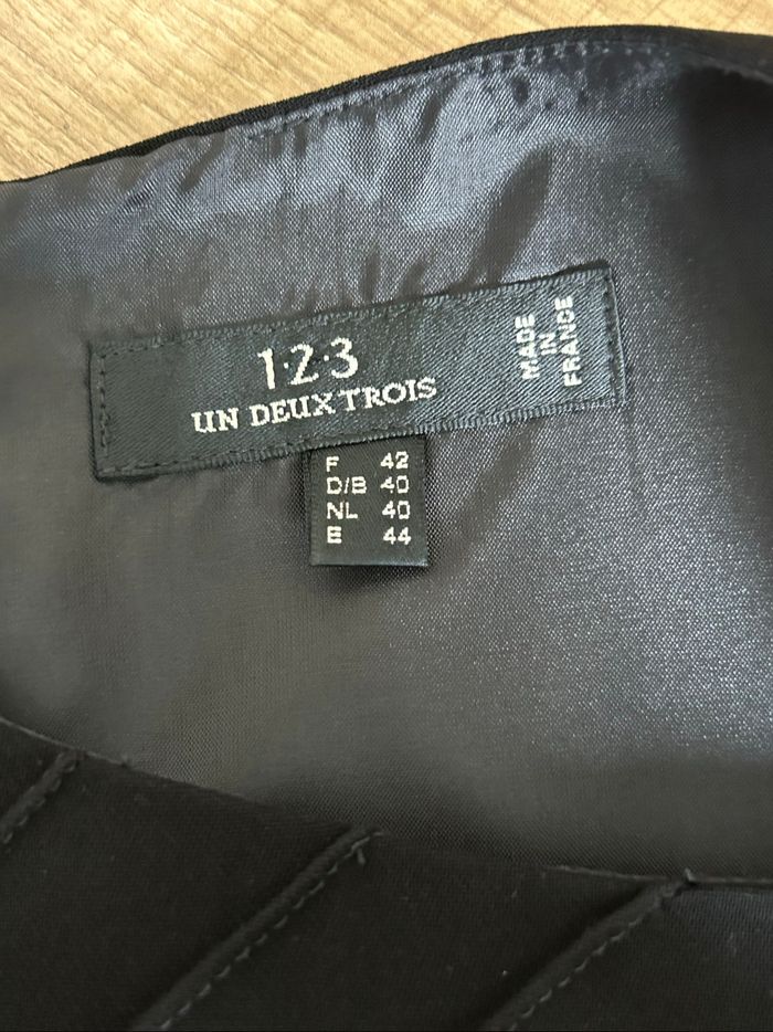 Robe noire sans manches 123 taille française 42 jamais portée - photo numéro 9