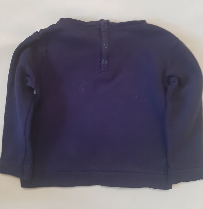 sweat bleu marine fille - étoiles - Kiabi - 2 ans - 92 cm - photo numéro 5
