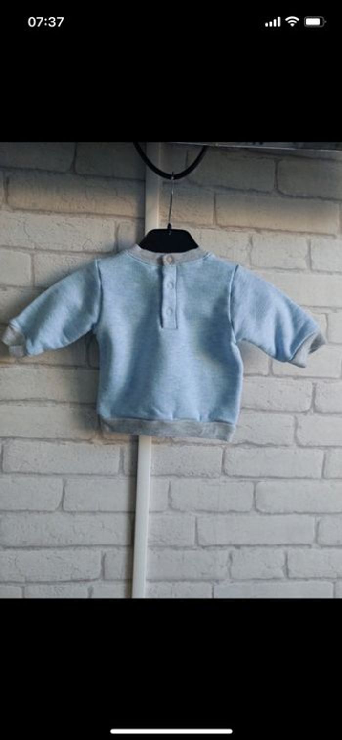 Sweat Petit Bateau taille 3 mois - photo numéro 2