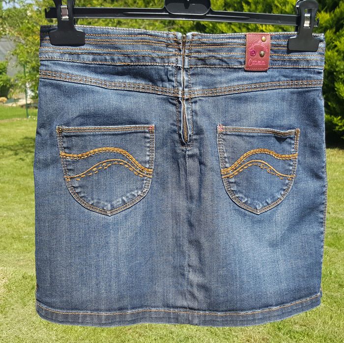 Jupe Catimini jean droite 14 ans - photo numéro 2