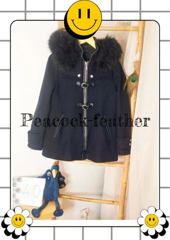 Manteau Zara noir 40