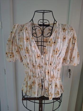 Blouse péplum zara xs