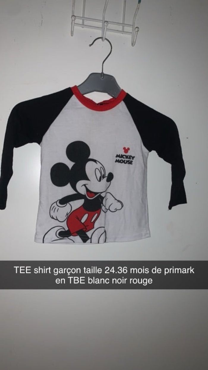 TEE shirt garçon taille 24.36 mois