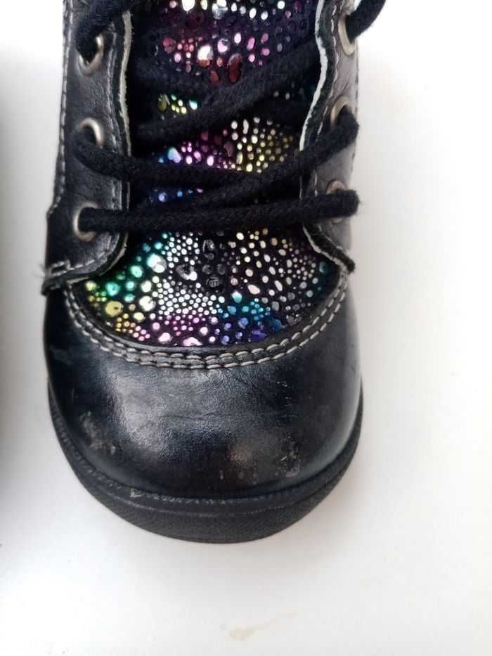 Chaussure/bottine noir /multicolore, T22, Bellamy - photo numéro 2