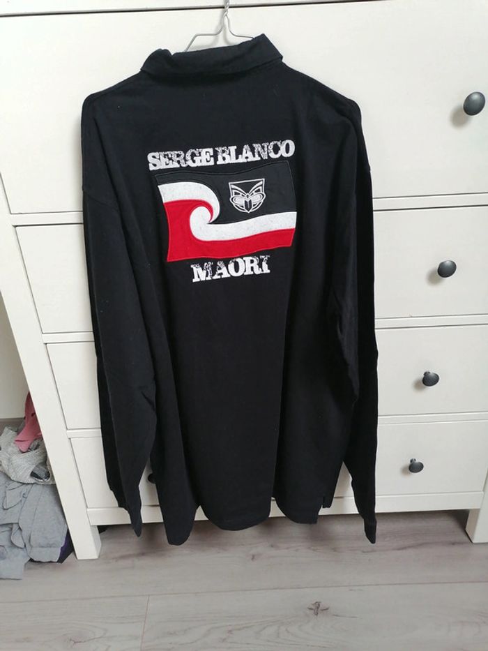 Polo noir Serge Blanco 4 XL - photo numéro 2