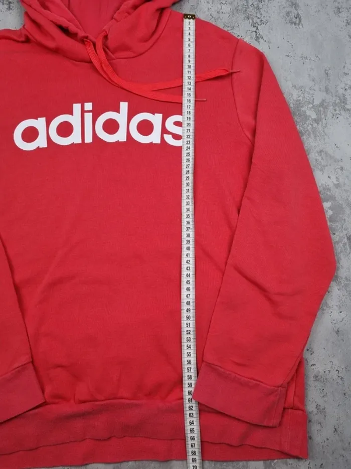Sweat à capuche Adidas rose – Taille XXL Femme (mesures en photos) - photo numéro 5