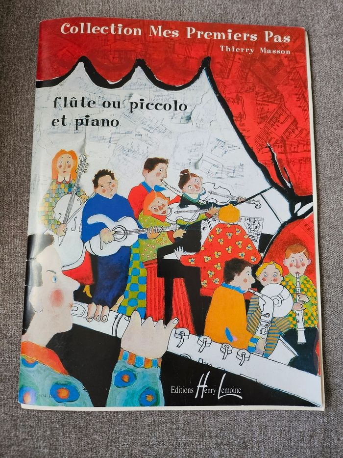 Partitions Collection mes premiers pas flûte ou piccolo et piano