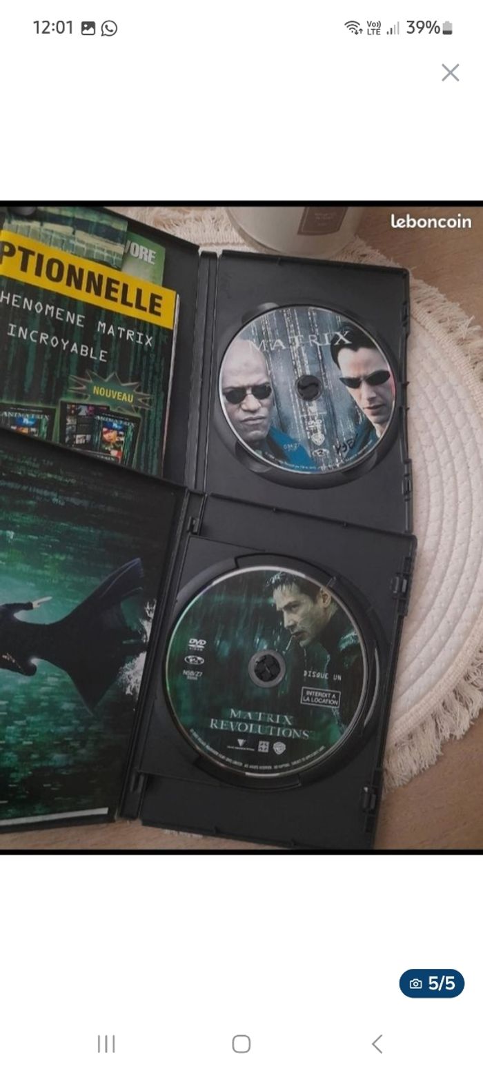 Lot DVD Matrix - photo numéro 5