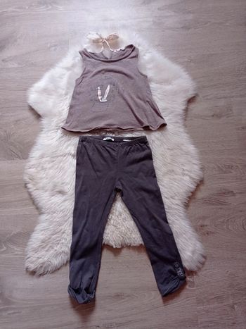 Ensemble fille 4 ans débardeur Louise Misha + legging IKKS