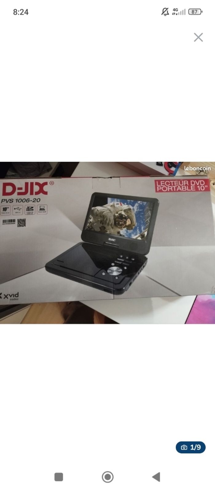 Lecteur DVD portable