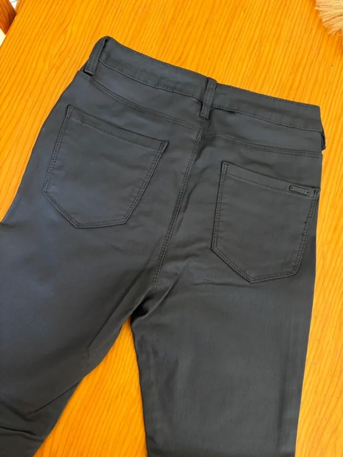 Pantalon enduit gris mat Toxik - photo numéro 5