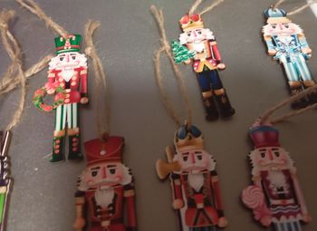 Décoration Noël bois casse noisette neuf