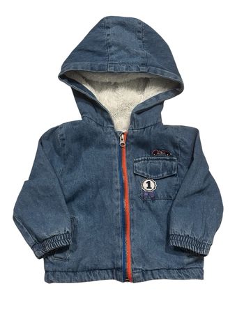 Veste en jean polaire 18 mois mots enfants 