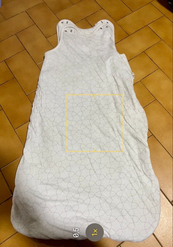 Gigoteuse turbulette bébé 6/18 mois blanc gris réversible - photo numéro 3
