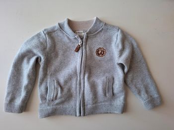 Gilet zippé Cyrillus taille 12 mois / 74 cm