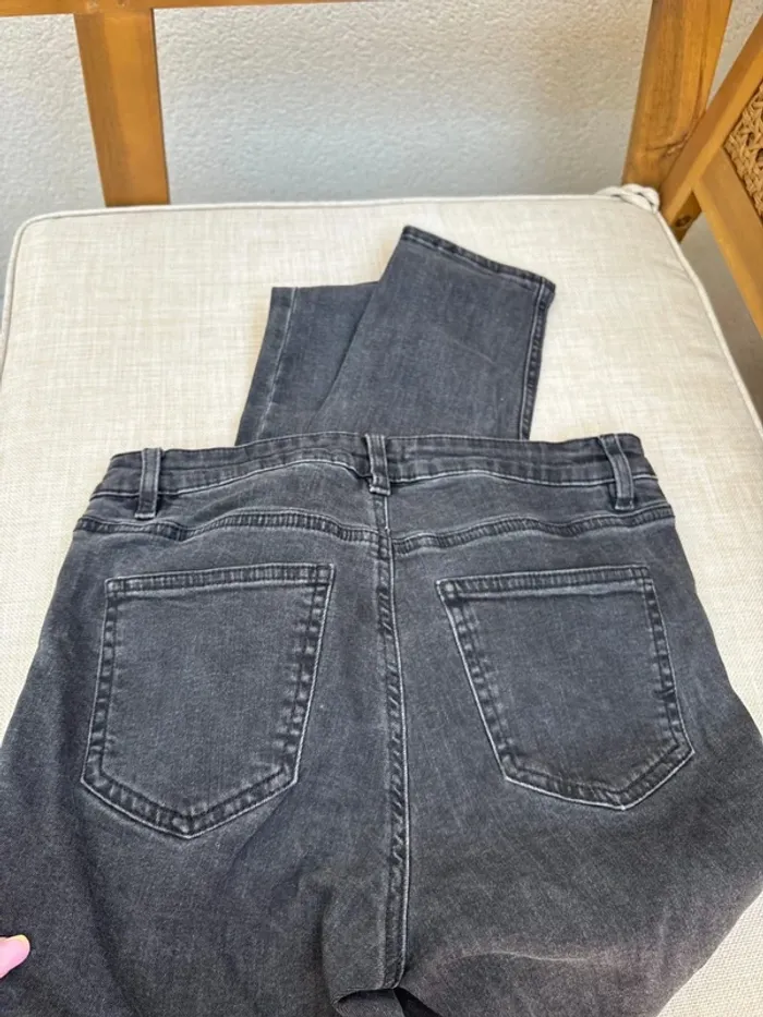 Jean skinny noir taille haute camaïeu - photo numéro 3