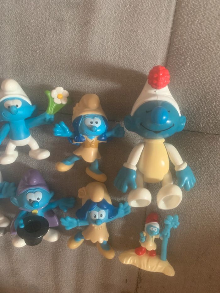 Lot de figurines schtroumpfs - photo numéro 3